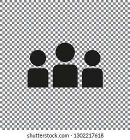 Vector icon crowd of people