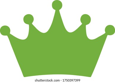 Vector icon of a crown