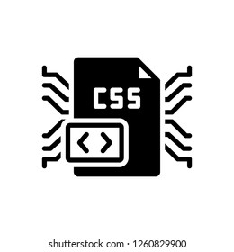 Vector icon for css coding