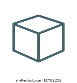 Vector icon cube 10 EPS