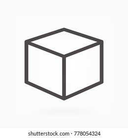 Vector icon cube 10 EPS