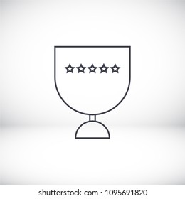 Vector icon cup 10 EPS