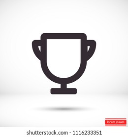 Vector icon cup 10 EPS