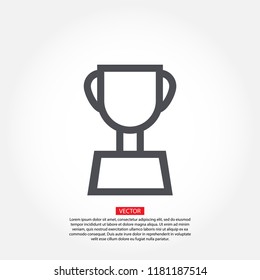 Vector icon cup 10 EPS