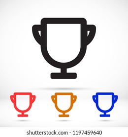 Vector icon cup 10 EPS