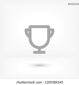 Vector icon cup 10 EPS