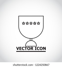 Vector icon cup 10 EPS