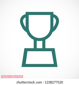 Vector icon cup 10 EPS
