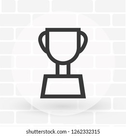 Vector icon cup 10 EPS