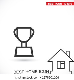 Vector icon cup 10 EPS