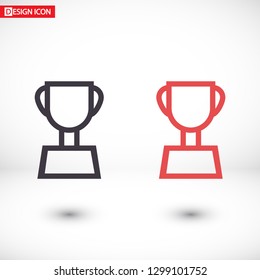 Vector icon cup 10 EPS