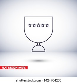 Vector icon cup 10 EPS . Lorem Ipsum Illustration design