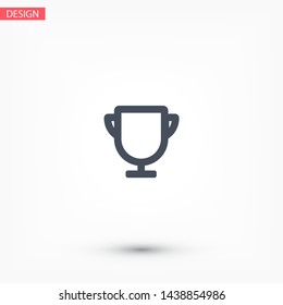 Vector icon cup 10 EPS . Lorem Ipsum Illustration design