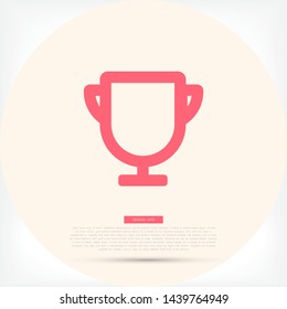 Vector icon cup 10 EPS . Lorem Ipsum Illustration design