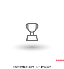 Vector icon cup 10 EPS . Lorem Ipsum Illustration design