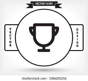 Vector icon cup 10 EPS . Lorem Ipsum Illustration design