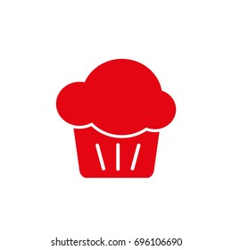 Vector icon cupcake