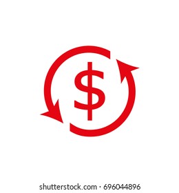 Vector icon currency exchange
