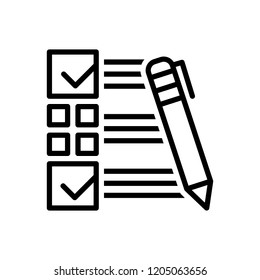 Vector icon for Customer Survey
