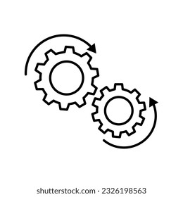 icono del vector de personalización С. signo de ilustración personalizada. símbolo mecánico. logotipo de configuración. Marca de opción.