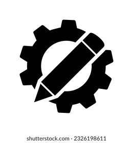Сustomisation vector icon. customize illustration sign. mechanical symbol. settings logo. Option mark.