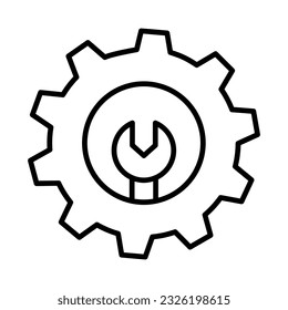 Сustomisation vector icon. customize illustration sign. mechanical symbol. settings logo. Option mark.