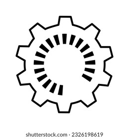 icono del vector de personalización С. signo de ilustración personalizada. símbolo mecánico. logotipo de configuración. Marca de opción.
