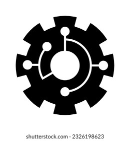 С Ustomisation Vektorsymbol. Bildzeichen anpassen. mechanisches Symbol. Einstelllogo. Optionszeichen.