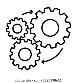 icono del vector de personalización С. signo de ilustración personalizada. símbolo mecánico. logotipo de configuración. Marca de opción.