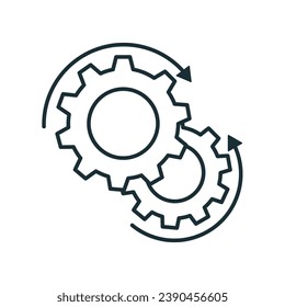 icono del vector de personalización С. signo de ilustración personalizada. símbolo mecánico. logotipo de configuración. Marca de opción.