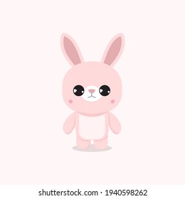 Vector icon of cute colored stuffed animal