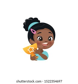 vector icon of a cute gymnast