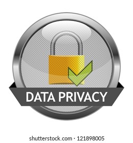 Vector Icon Data Privacy