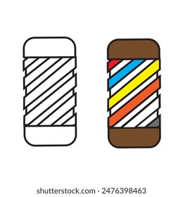 un ícono de Vector para luces decorativas para barberías