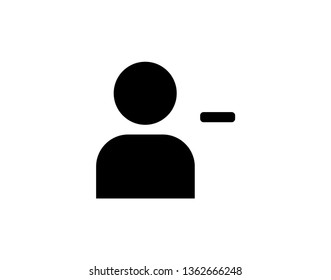 vector icon of delete contact - Vector 