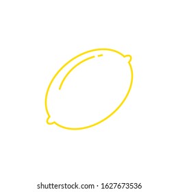 vector icon, delicious lemon fruit