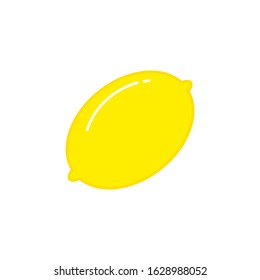 vector icon, delicious lemon fruit