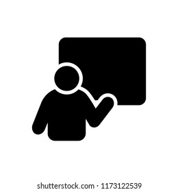 Icono de vector para demostración