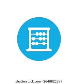 design de ícone vetorial de ábaco, para cálculo, matemática.