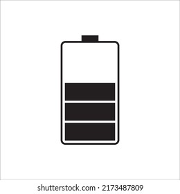 vector icon design of cellphone battery symbol