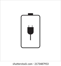 diseño vectorial del icono de la batería del teléfono móvil