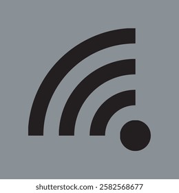 vector icon design connected area wireless