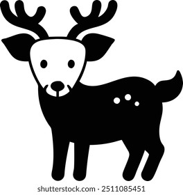 Vector icon design of deer