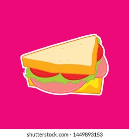 Vector icon design with fast food theme