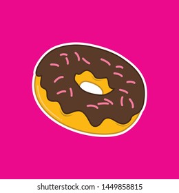 Vector icon design with food theme
