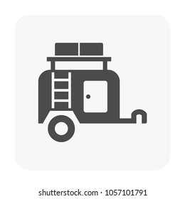 Vector icon design of off-road vehicle.