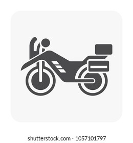 Vector icon design of off-road vehicle.