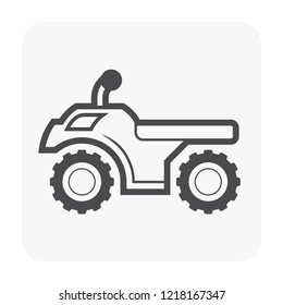 Vector icon design of off-road vehicle.