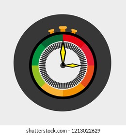 Vector icon design of stopwatch