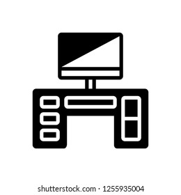 Vector icon for  desk
